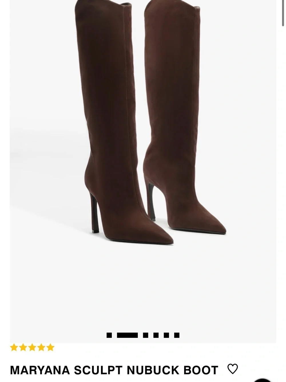 Schultz Maryana Sculpt dark chocolate knee high boots size 6